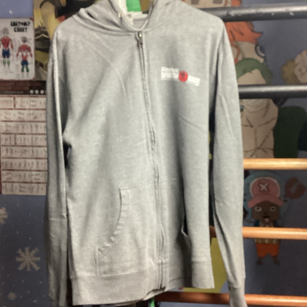 Stylish Gray Kids Zip-Up Hoodie